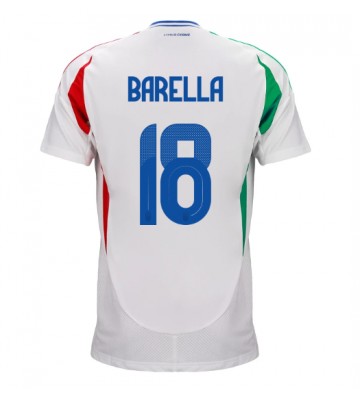 Italia Nicolo Barella #18 Segunda Equipación Eurocopa 2024 Manga Corta